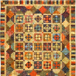 Nifty Nine-Patches Quilt Pattern PDF