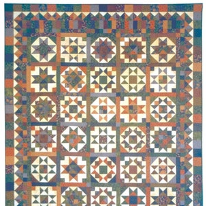 Mix ‘n Match Stars Quilt Pattern PDF