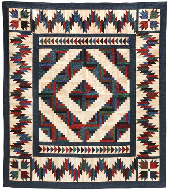 Bear Mountain Cabin Quilt Pattern Printed Pattern Etsy