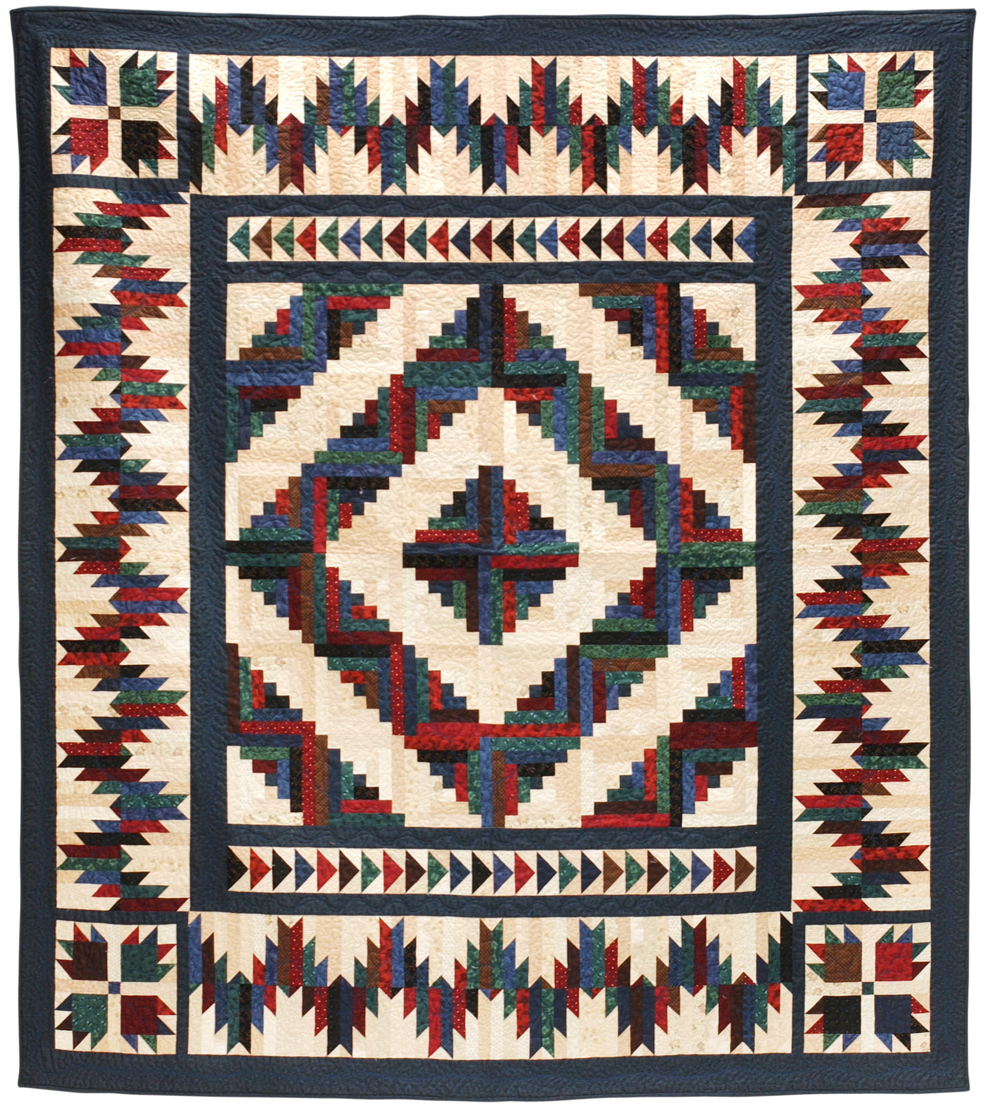 Bear Mountain Cabin Quilt Pattern Printed Pattern Etsy