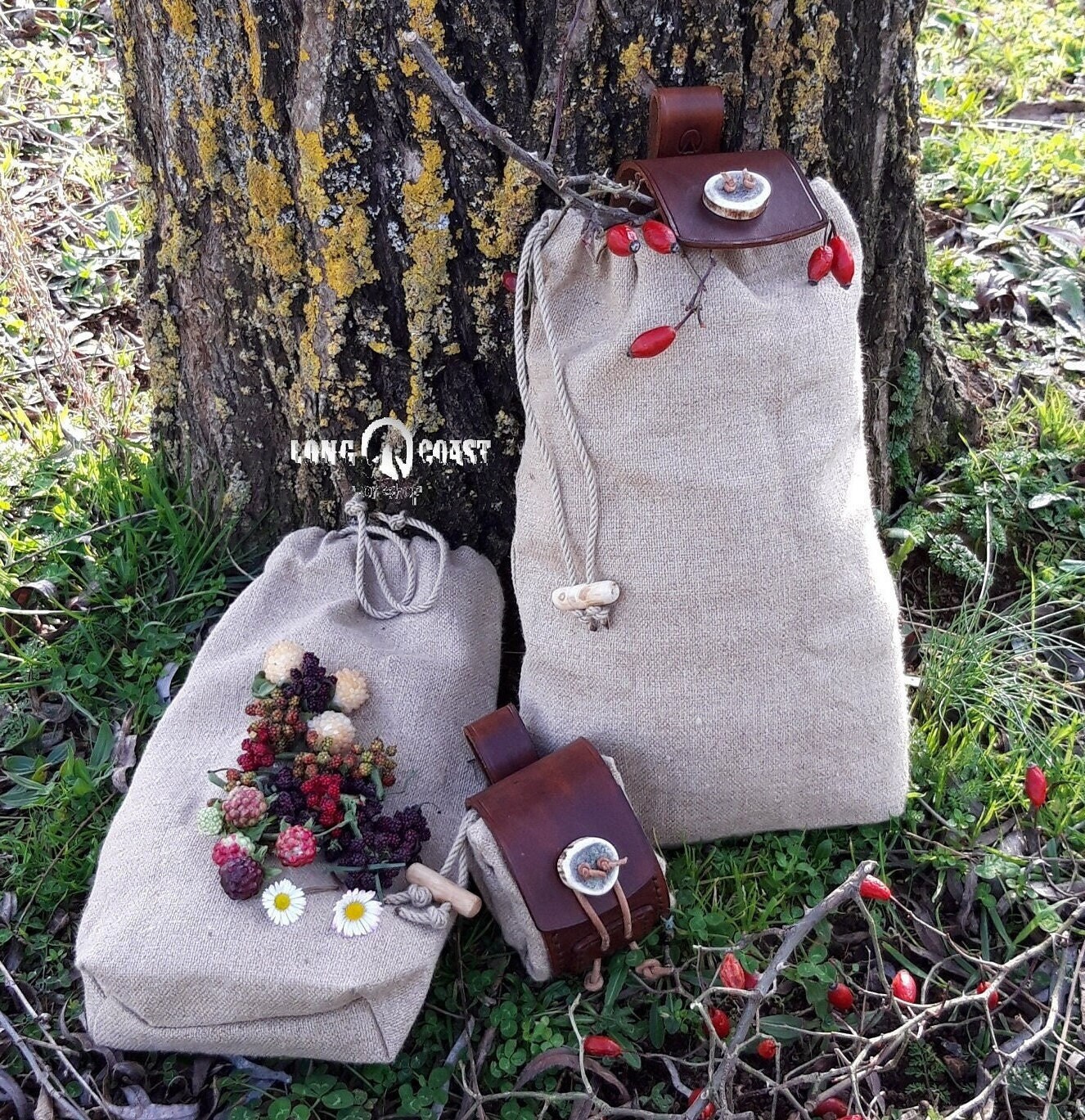 Foraging Bag Fruit Supplies Parts Collection Washable Outdoor Picking Seed
