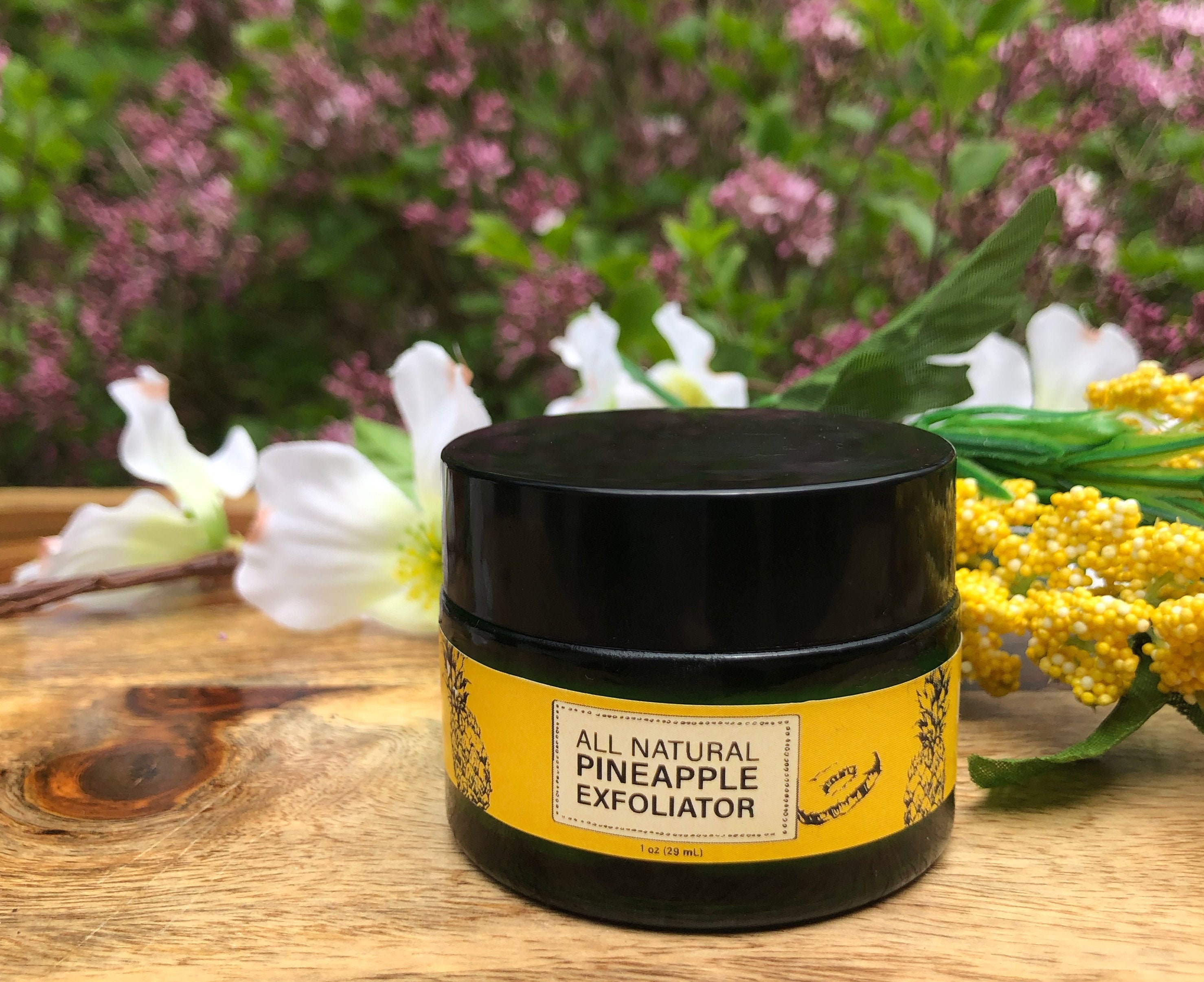 Organic Pineapple Exfoliator | anti aging and pore minimizing face sc…