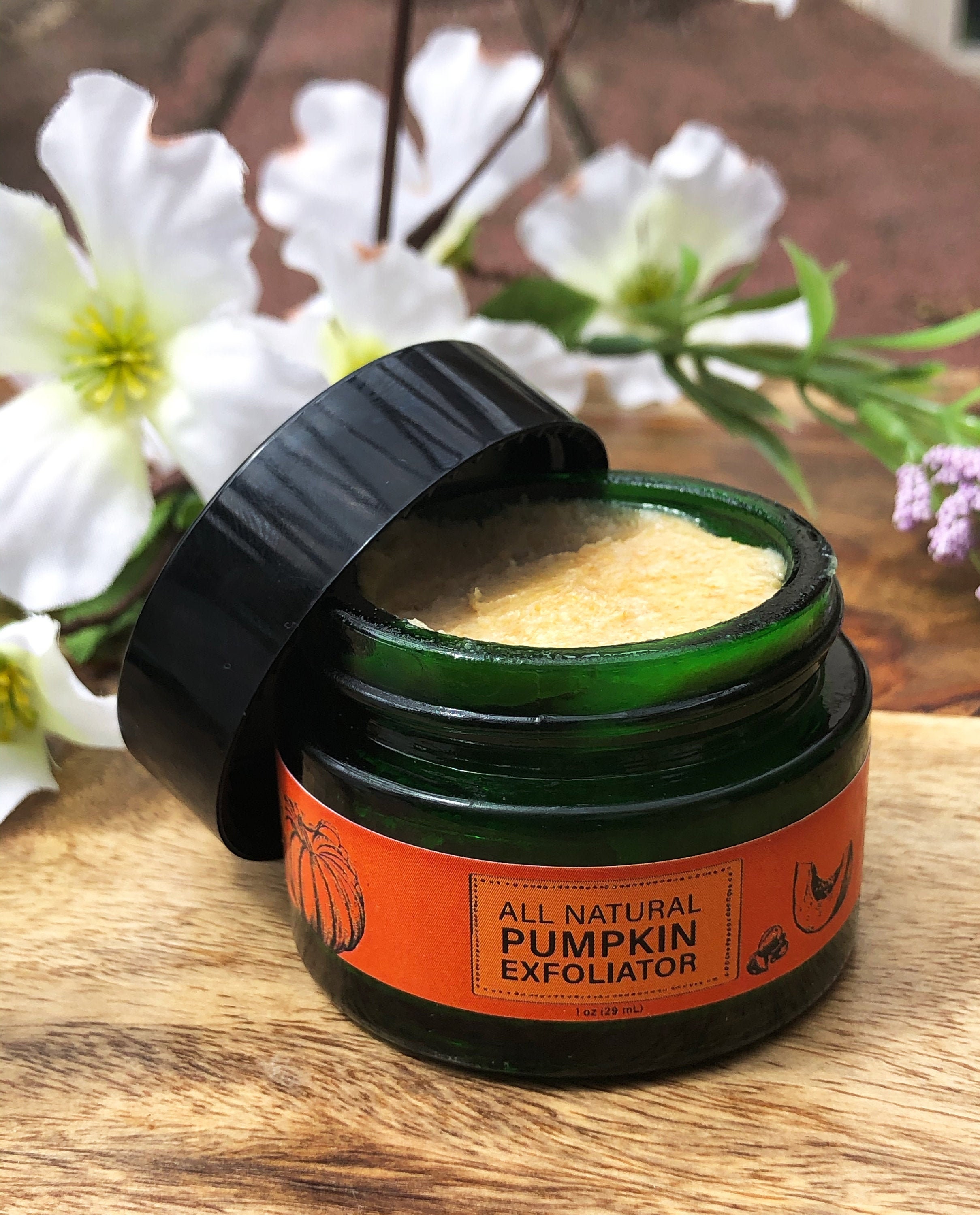 Organic Pumpkin Exfoliator | anti aging and pore minimizing facial sc…