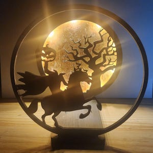 Headless Horseman Candle Votive Holder