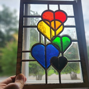 Faux Stained Glass Window Sun Catcher