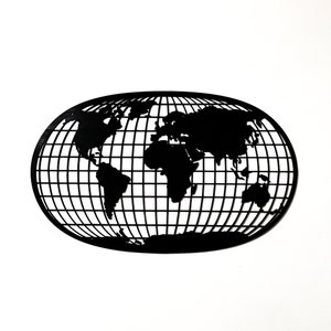 Wooden World Map | Wall Decor | World Art