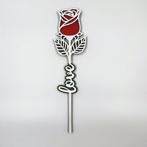 Wooden Roses (4 Different Styles)