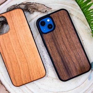 Apple iPhone Wooden Phone Cases | Solid Cases for Apple iPhone 14, 13, 12, 11, XS, XR, X, 8, 7, 6