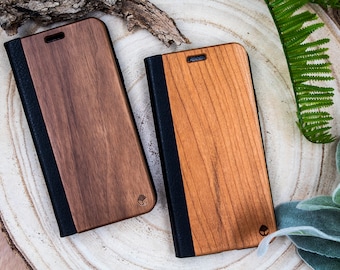 Huawei Wooden Phone Cases | Flip Cases for Huawei P30, P20