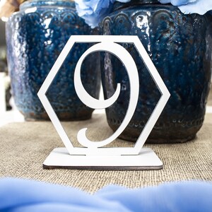Wooden Table Numbers | Christening | Wedding | Party | Event Decor