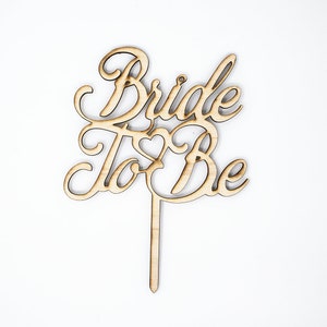 Wedding Wooden Cake Toppers
