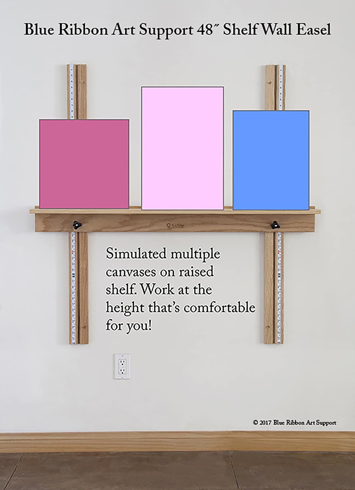 Shelf Wall Easel 48 Inch - Etsy