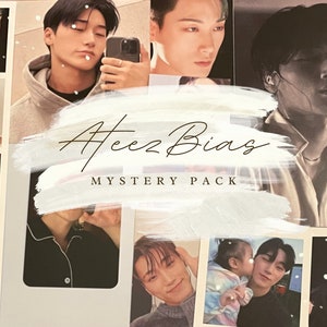 Pack mystère Ateez Bias/Atiny/Pack Bias/lot photo/cadeau K-Pop