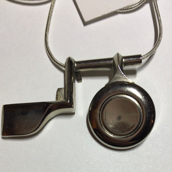 Flute Key Necklace Etsy