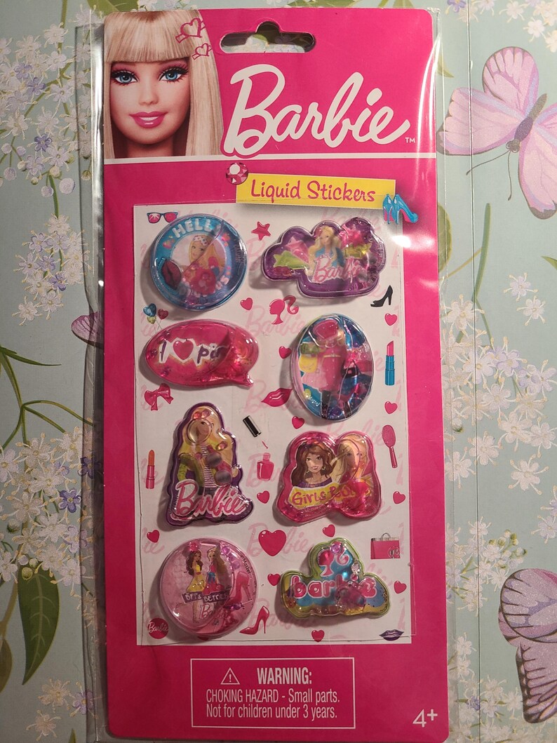 Barbie Liquid Stickers - Etsy