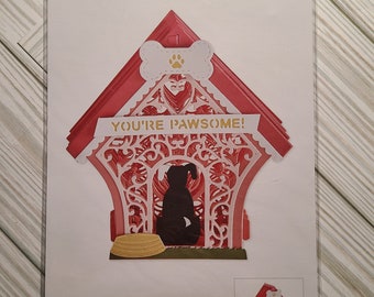 Spellbinders - Casetta per animali con vignetta 3D
