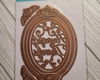 Spellbinders - Vignetta di ringraziamento di cuore