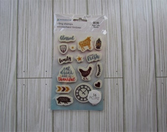 Momenta - Cling Stamps (Farm)