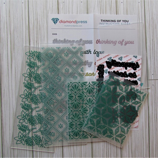 Diamond Press Folder Etsy