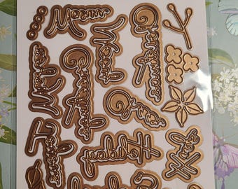 Spellbinders - Sentimientos navideños resumidos