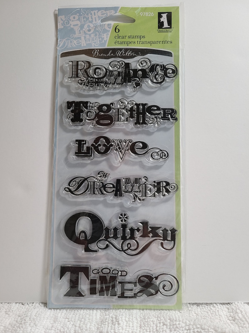 Inkadinkado Scrapbook Phrases stamps