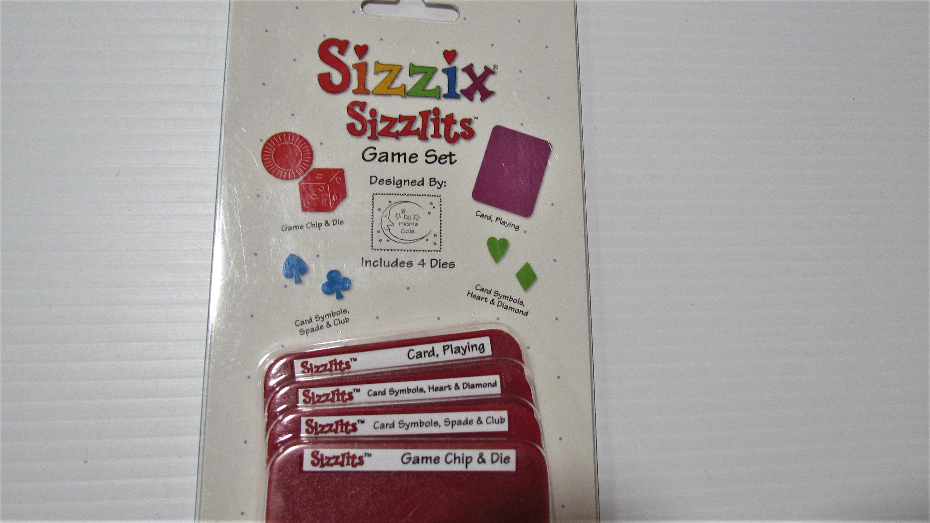 Sizzix Game Set 4 Pc Sizzlits Dies - Etsy