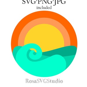 夏の波、夏の雰囲気のビーチシーン SVG、ビーチプリーズ SVG ビーチ昇華 PNG、ビーチ風の T シャツに独自のテキストを追加 - こんにちは夏!