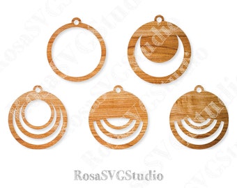 Macrame Earring SVG Bundle: Boho Earring Template (Digital Download)