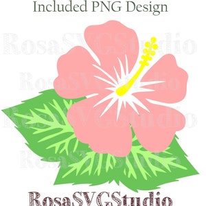 Tropical Hibiscus Flower SVG: Aloha Luau Design (Digital Files)