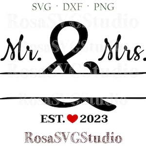 Mr und Mrs svg, Charcuterie Board svg, Braut und Bräutigam svg, Monogramm svg, Mr und Mrs Sign