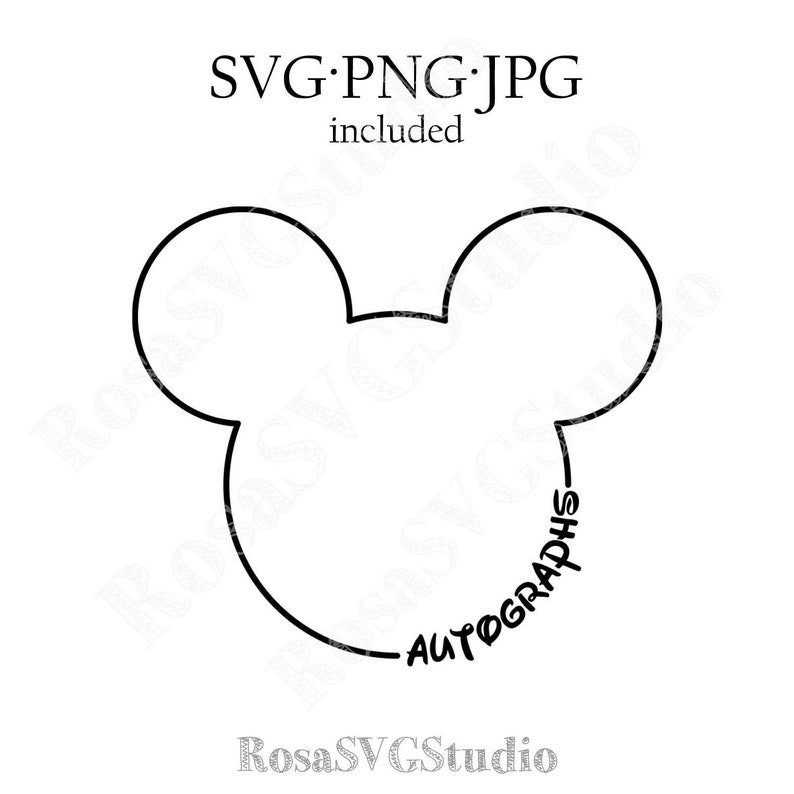 Free Free 61 Disney Autographs Svg SVG PNG EPS DXF File