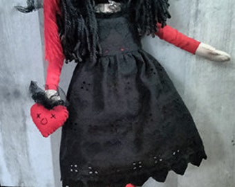 Little Hearts Gothic Doll