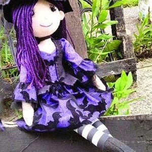 Purple Bat Witch
