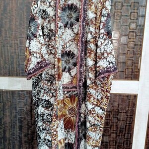 Kimono Robe Handblock Plus Size Bath Robes Indian Kimono Dressing Gown Maternity Dress Kimono Cardigan Boho Summer Dress