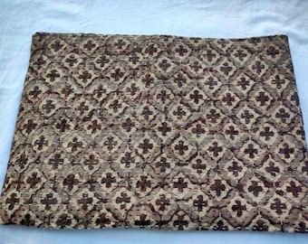 Trapunta indiana Kantha lavorata a mano, copriletto in cotone grigio, misura matrimoniale
