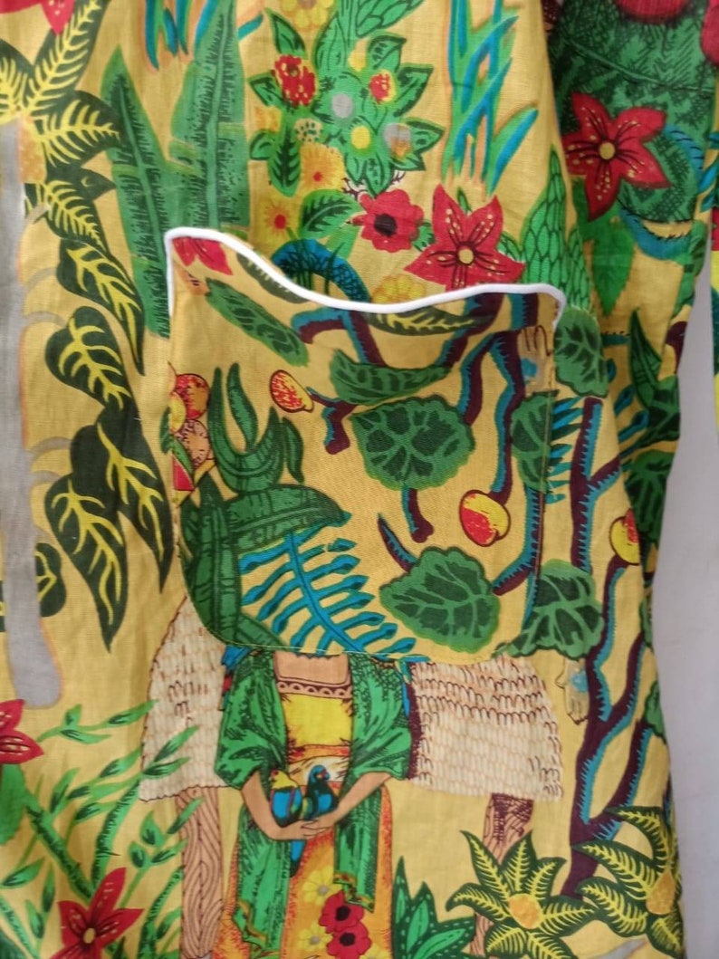 Indian Frida Kahlo Kimono Robe Kimono Cardigan Nights costume body coverups Indian kimono Robe Japanese kimono Robes Bridesmaid Robe Bath