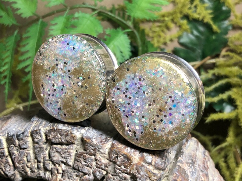 Implosion Double Flared Stainless Steel Plugs - Eat Me i/'m A F*cking Unicorn 35mm 1.38th