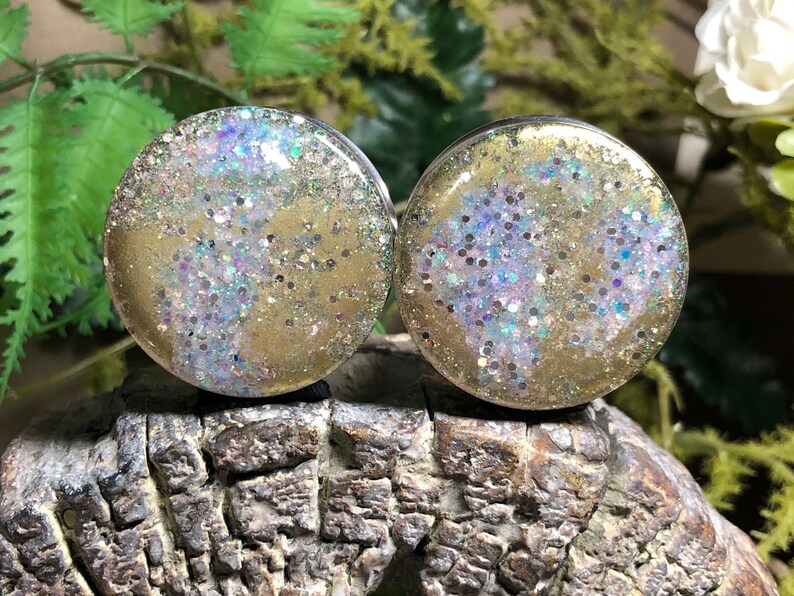 Implosion Double Flared Stainless Steel Plugs - Eat Me i/'m A F*cking Unicorn 35mm 1.38th