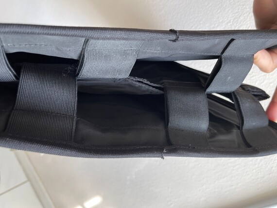 CS Computer shoulder bag Black polyester hard cas… - image 3