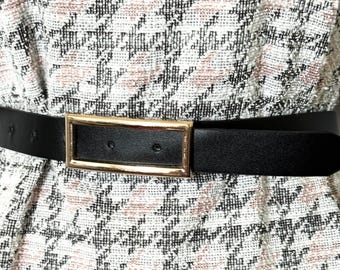 Women's Belt Black faux leather size ML