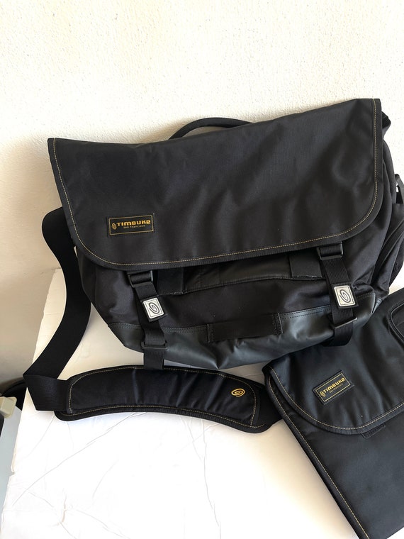 TIMBUK2 Computer shoulder bag Black crossbody bag… - image 10