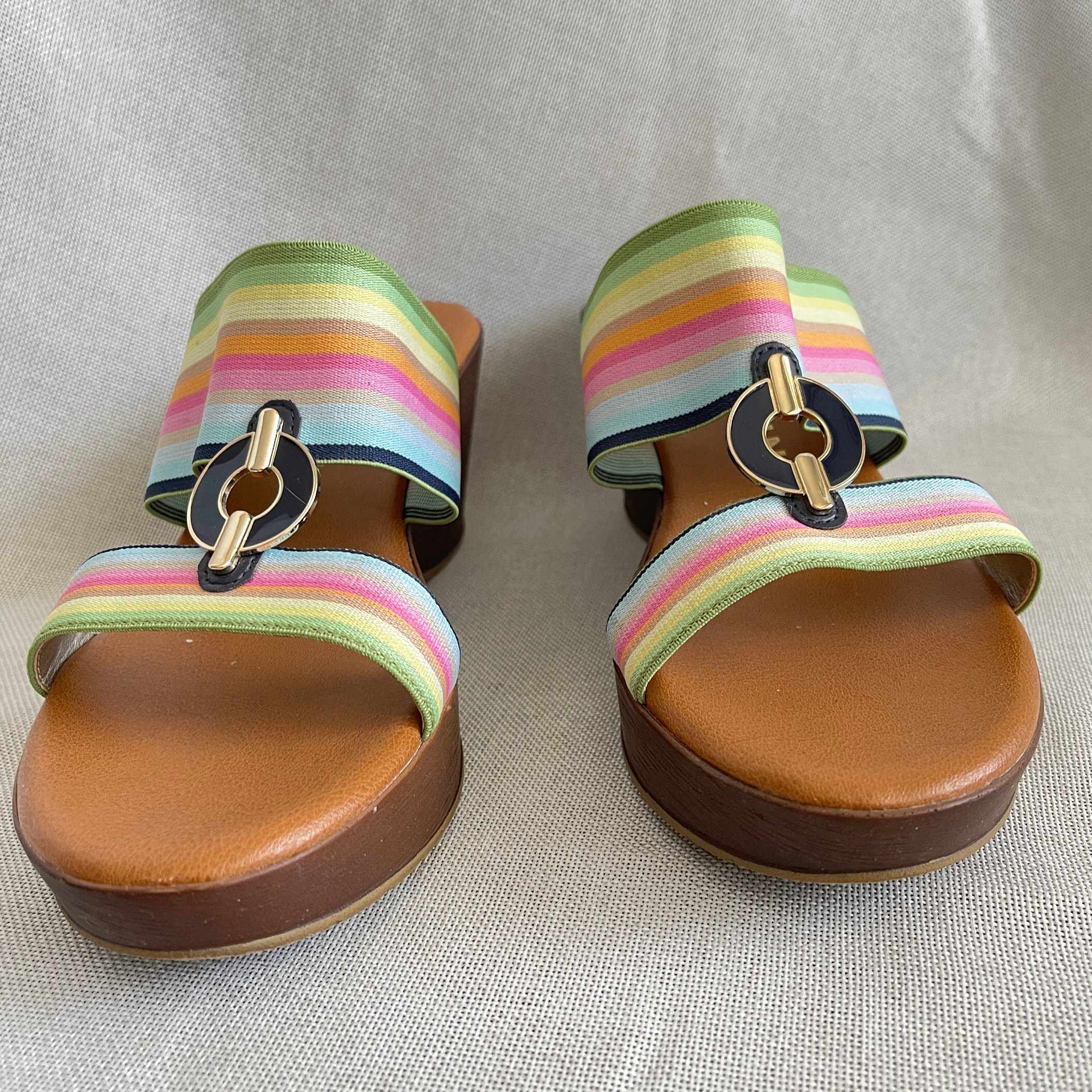 ANNE KLEIN Women s Sandals Hadya Platform Shoes Wedge Sandals Size