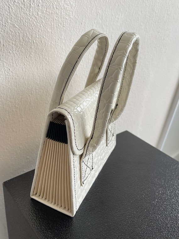 Case for documents Hand bag for documents White l… - image 3