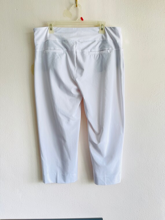 TAIL white pants Elastic pants White women's pants High waist pants White pants size 16 Plus Size Pants, Maxi pants, Oversize Pants View 5