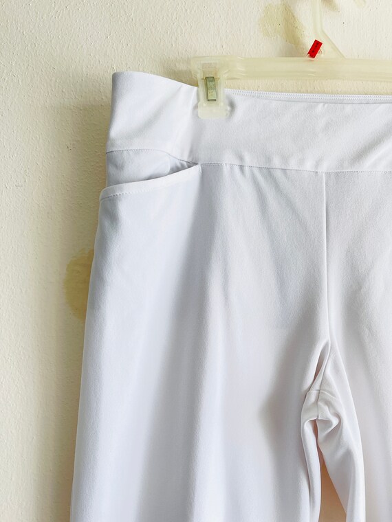 TAIL white pants Elastic pants White women's pants High waist pants White pants size 16 Plus Size Pants, Maxi pants, Oversize Pants View 2