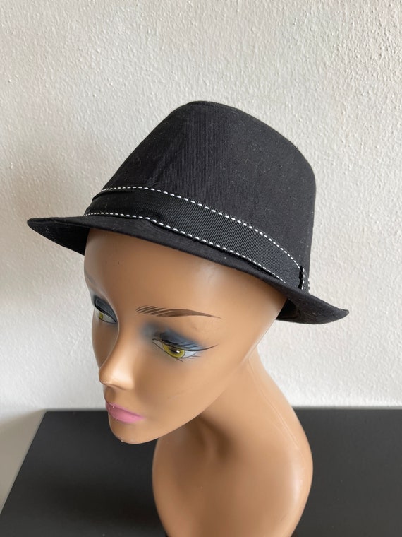 SCALA PRONTO Bucket black hat Cotton black women'… - image 2
