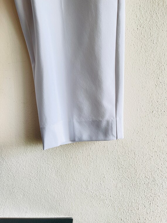 TAIL white pants Elastic pants White women's pants High waist pants White pants size 16 Plus Size Pants, Maxi pants, Oversize Pants View 4