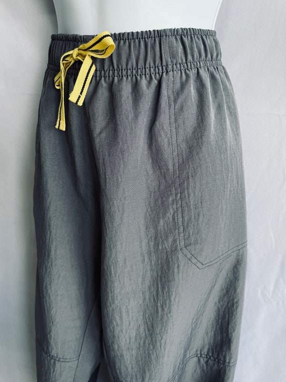 Nurse Pants Spread Good Cheer Women's Pants Gray/yellow Wide Leg Pants Size  2SP High Rise Pants Nurse Clothing -  Canada