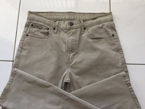 LEVI'S STRAUSS JEANS Beige jeans size W 32/L 34 C… - image 4