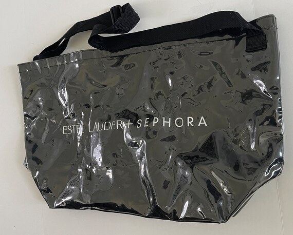 ESTEE Lauder &Sephora Shop Bag Black waterproof h… - image 5